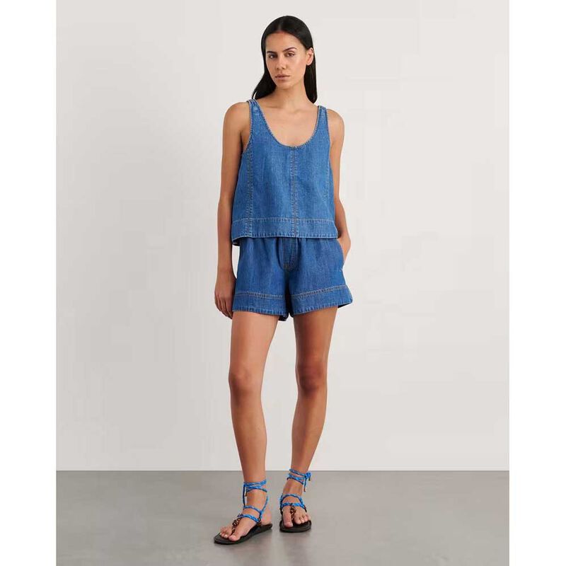 JAG Loe Denim Scoop Tank image number 3